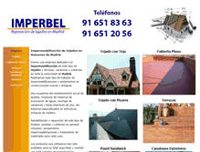 Tablet Screenshot of impermeabilizaciondetejadoshumanesdemadrid.com